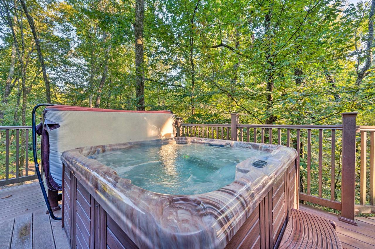 Creekside Broken Bow Cabin With Hot Tub And Fire Pit! Stephens Gap Exterior photo