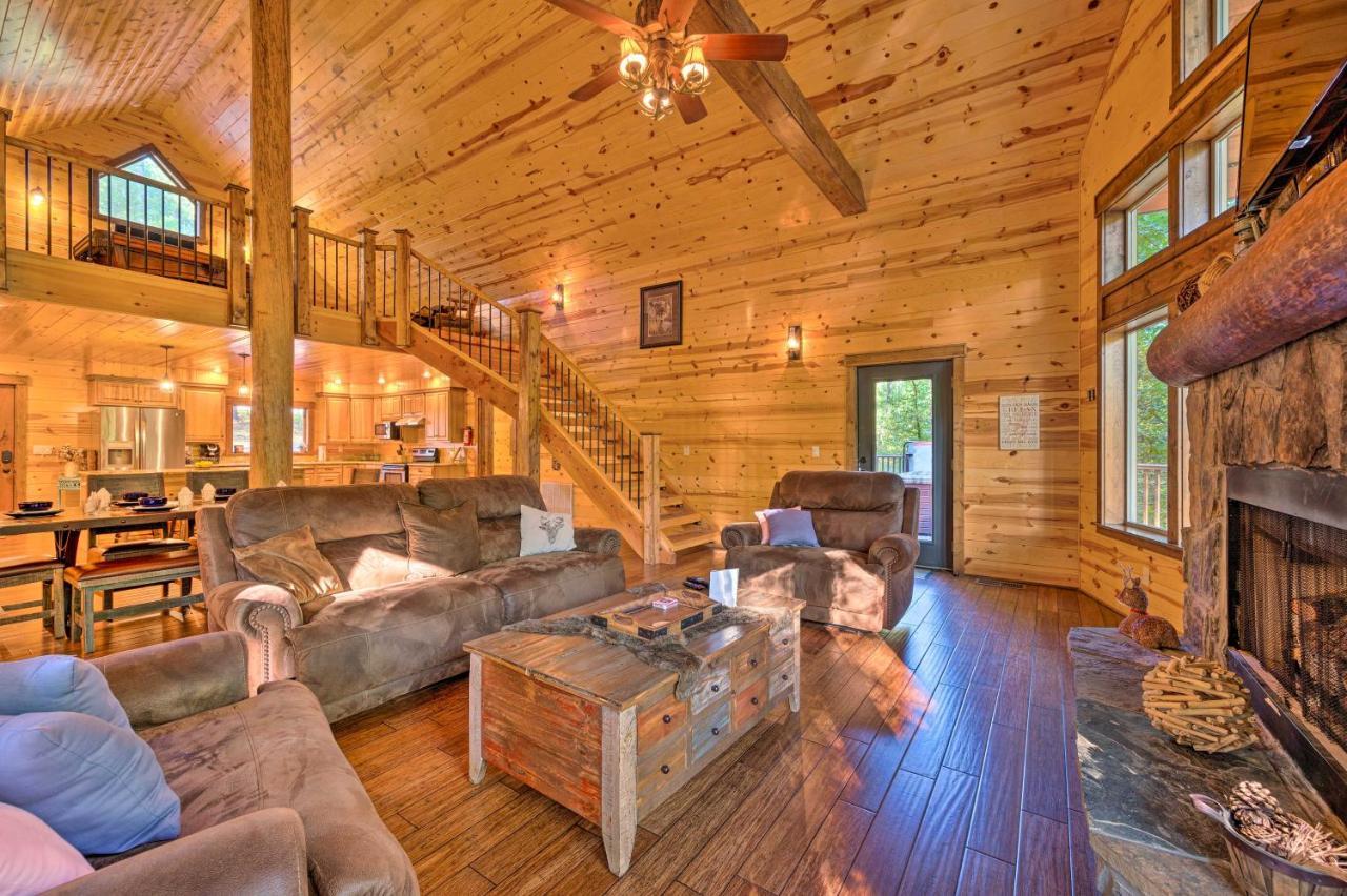 Creekside Broken Bow Cabin With Hot Tub And Fire Pit! Stephens Gap Exterior photo