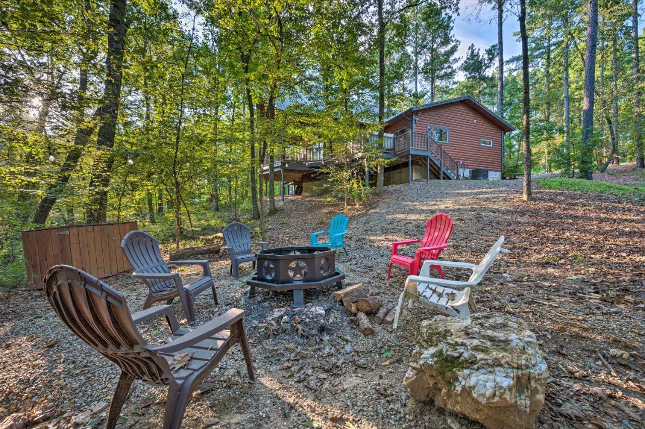 Creekside Broken Bow Cabin With Hot Tub And Fire Pit! Stephens Gap Exterior photo