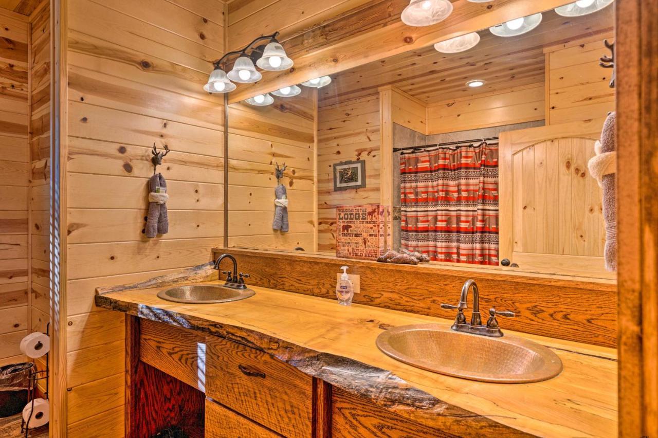 Creekside Broken Bow Cabin With Hot Tub And Fire Pit! Stephens Gap Exterior photo